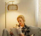 Rayofly Arc Floor Lamp for Living Room Dimmable
