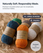 Re-Cotton Knitting Yarn 5x 100g