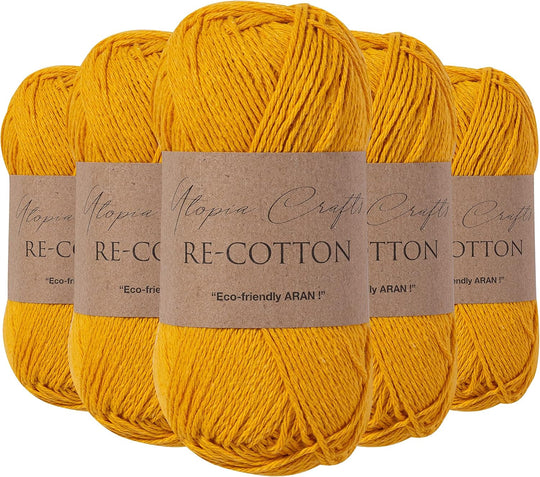 Re-Cotton Knitting Yarn 5x 100g