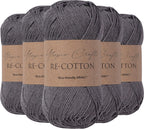 Re-Cotton Knitting Yarn 5x 100g