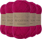 Re-Cotton Knitting Yarn 5x 100g