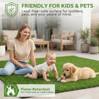 Realistic Artificial Grass Roll 1m X 4m 25MM
