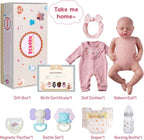 Reborn Dolls 17 Inch Soft Body Lifelike-Newborn Baby