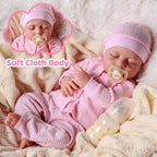 Reborn Dolls 17 Inch Soft Body Lifelike-Newborn Baby