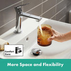 Rebris E Basin Mixer Tap 110 Energy-Saving Without
