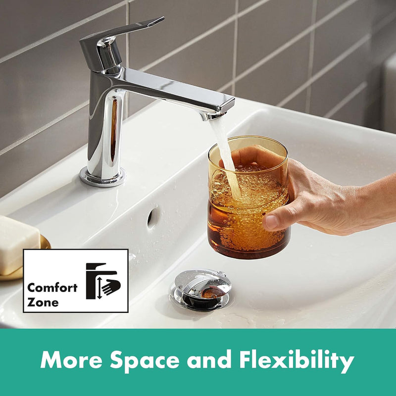 Rebris E Basin Mixer Tap 110 Energy-Saving Without