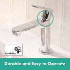 Rebris S Basin Mixer Tap 80 Energy-Saving Without