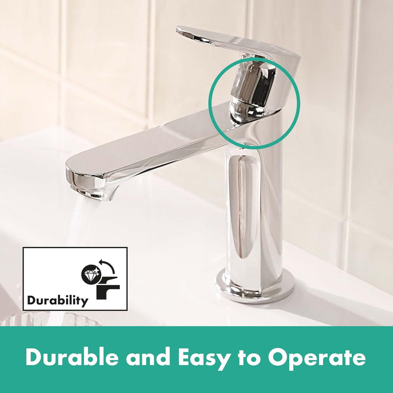 Rebris S Basin Mixer Tap 80 Energy-Saving Without