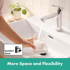 Rebris S Basin Mixer Tap 80 Energy-Saving Without