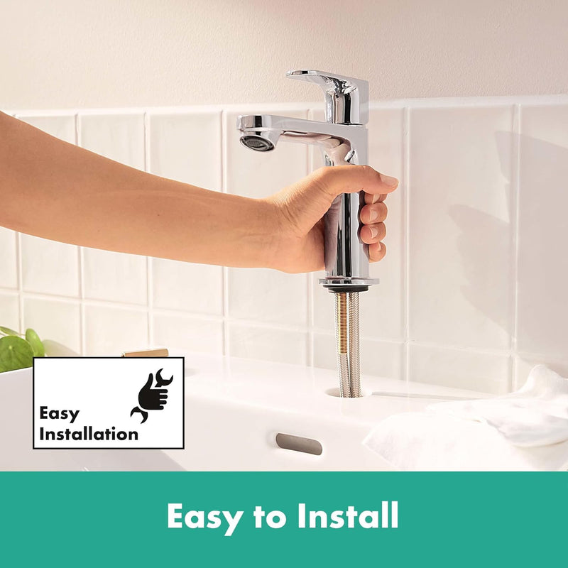 Rebris S Basin Mixer Tap 80 Energy-Saving Without