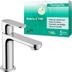 Rebris S Basin Mixer Tap 80 Energy-Saving Without
