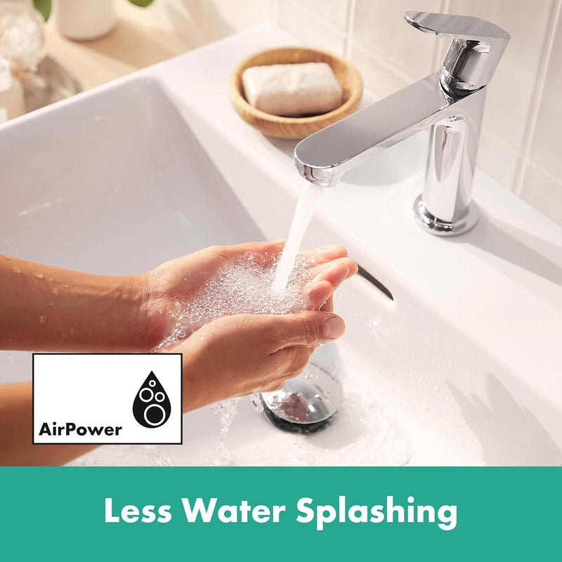Rebris S Basin Mixer Tap 80 Energy-Saving Without
