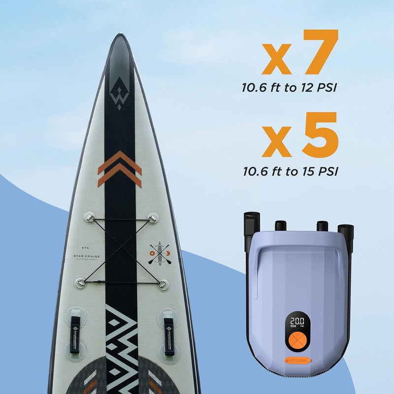 Rechargeable Sup Pump Whale Shark Pro 96.2WH Battery