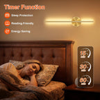 Wall Lights Rechargeable No Drilling Wireless Sconces (Set of 2)