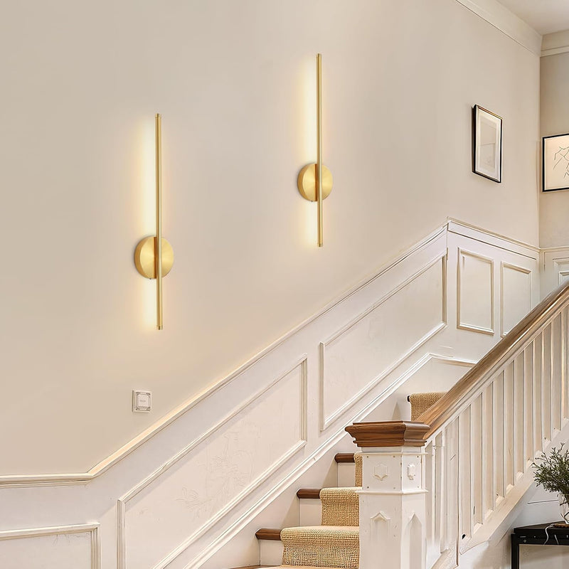 Wall Lights Rechargeable No Drilling Wireless Sconces (Set of 2)