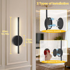 Rechargeable Wall Lights with Remote Control