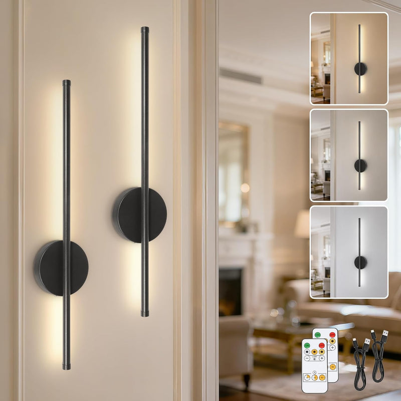 Rechargeable Wall Lights with Remote Control