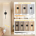Rechargeable Wall Lights with Remote Control