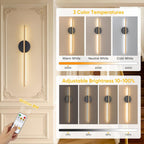Rechargeable Wall Lights with Remote Control