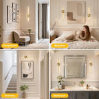 Rechargeable Wall Lights with Remote Control
