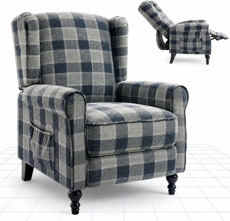 Recliner Chair Armchair Adjustable Single Sofa for Relaxing