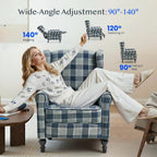 Recliner Chair Armchair Adjustable Single Sofa for Relaxing
