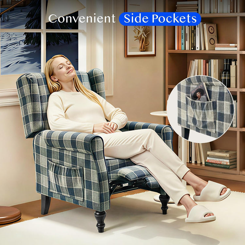 Recliner Chair Armchair Adjustable Single Sofa for Relaxing