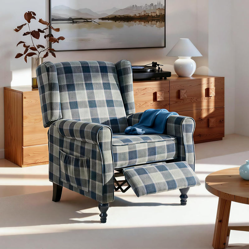 Recliner Chair Armchair Adjustable Single Sofa for Relaxing