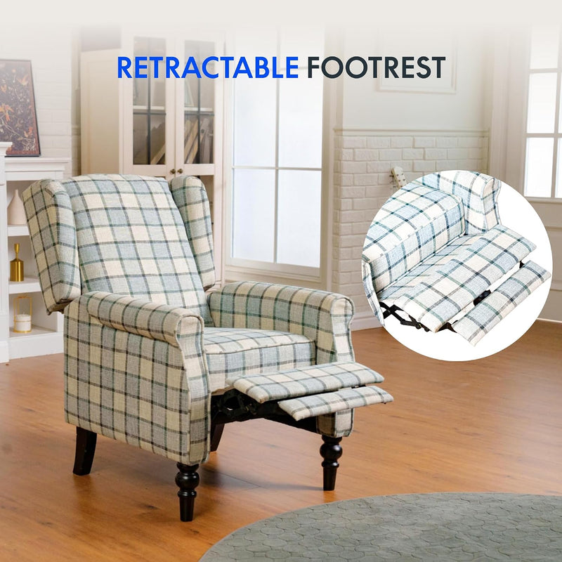 Recliner Chair Armchair Adjustable Single Sofa for Relaxing