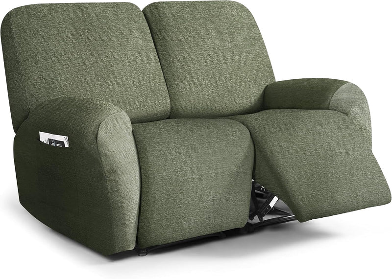 Recliner Chair Covers Stretch Couch Slipcovers Furniture (6 Piece)