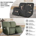 Recliner Chair Covers Stretch Couch Slipcovers Furniture (6 Piece)