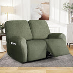 Recliner Chair Covers Stretch Couch Slipcovers Furniture (6 Piece)