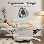 Recliner Chair Reclining Armchair Padded Seat Single Sofa