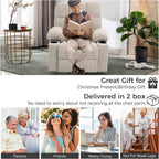 Recliner Chair Reclining Armchair Padded Seat Single Sofa
