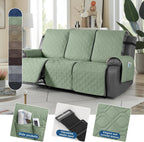 Recliner Slipcovers 3 Seater Covers Waterproof Sofa Protector