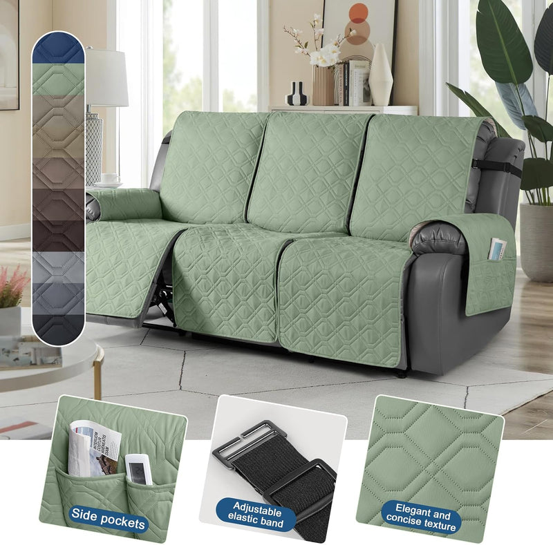 Recliner Slipcovers 3 Seater Covers Waterproof Sofa Protector