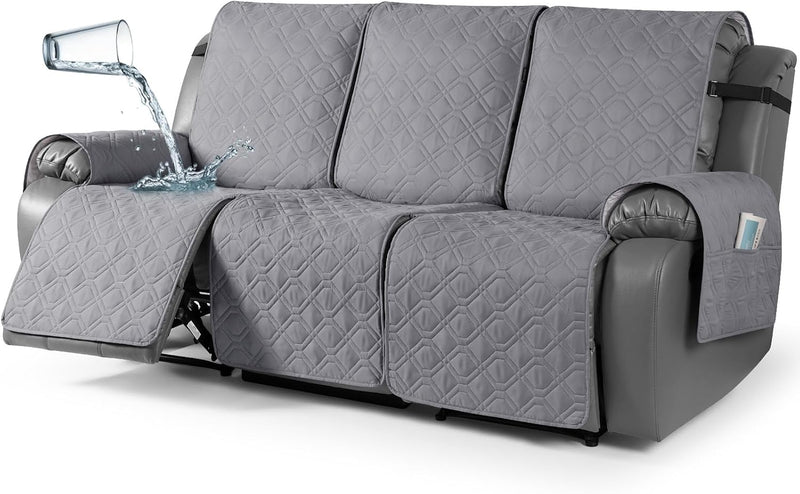 Recliner Slipcovers 3 Seater Covers Waterproof Sofa Protector