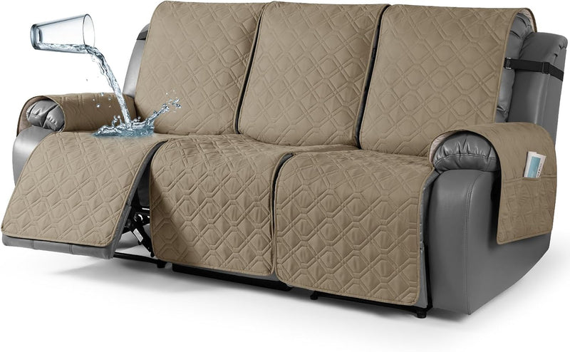 Recliner Slipcovers 3 Seater Covers Waterproof Sofa Protector