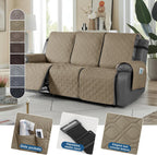 Recliner Slipcovers 3 Seater Covers Waterproof Sofa Protector