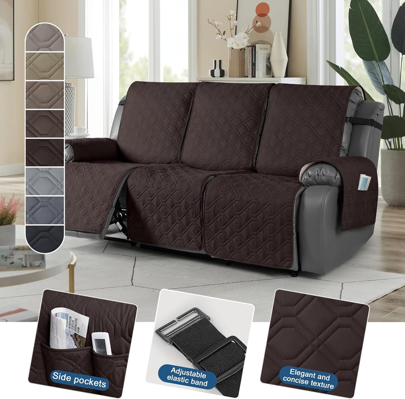 Recliner Slipcovers 3 Seater Covers Waterproof Sofa Protector