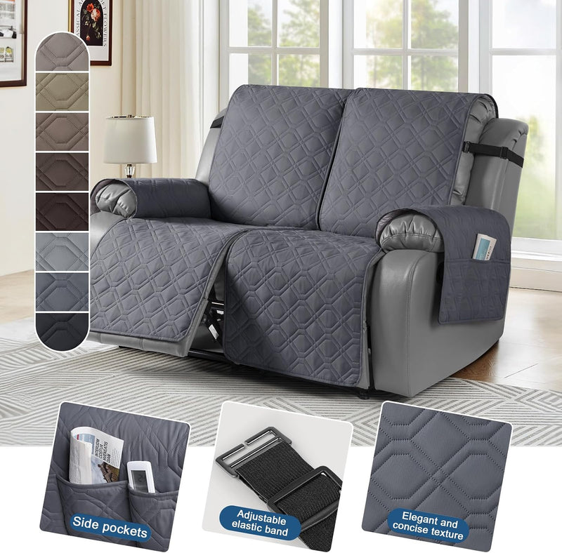 Recliner Slipcovers 3 Seater Covers Waterproof Sofa Protector