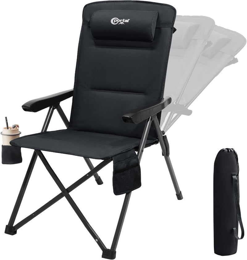 Reclining Camping Chairs for Adults (Set of 2)