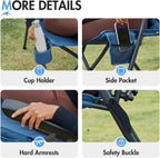 Reclining Camping Chairs for Adults (Set of 2)