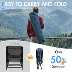 Reclining Camping Chairs for Adults (Set of 2)