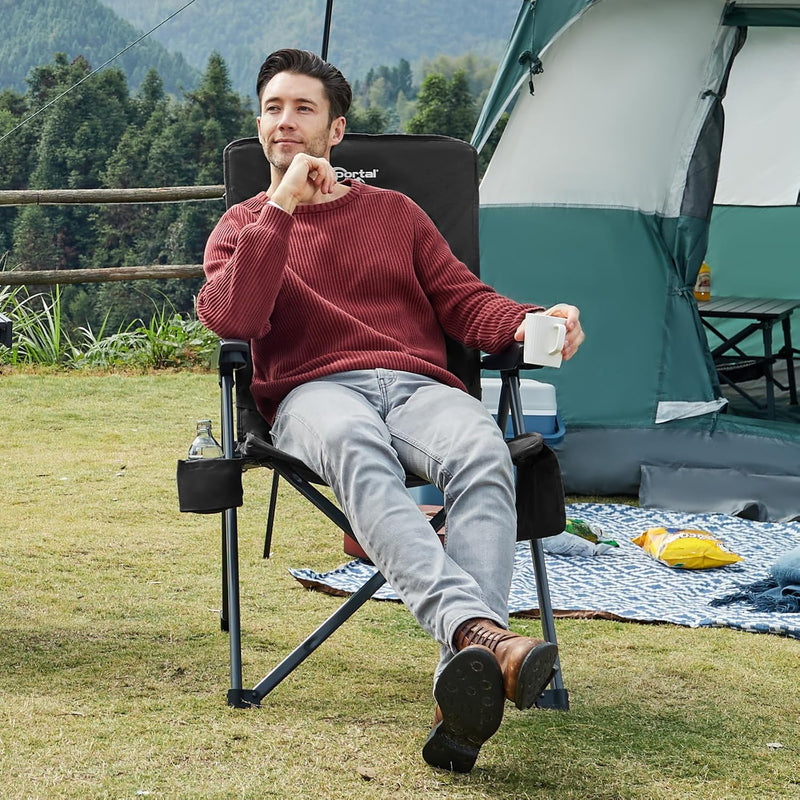 Reclining Camping Chairs for Adults (Set of 2)