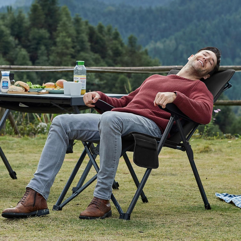 Reclining Camping Chairs for Adults (Set of 2)