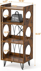 Record Player Stand 4-Tier Vinyl Storage Cabinet Holds