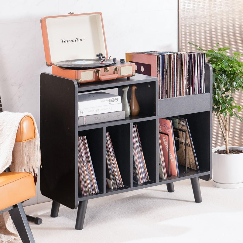 Record Player Stand Large Table Cabinet with Open