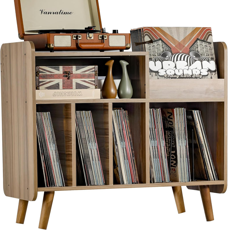 Record Player Stand Large Table Cabinet with Open