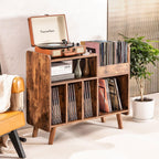 Record Player Stand Large Table Cabinet with Open